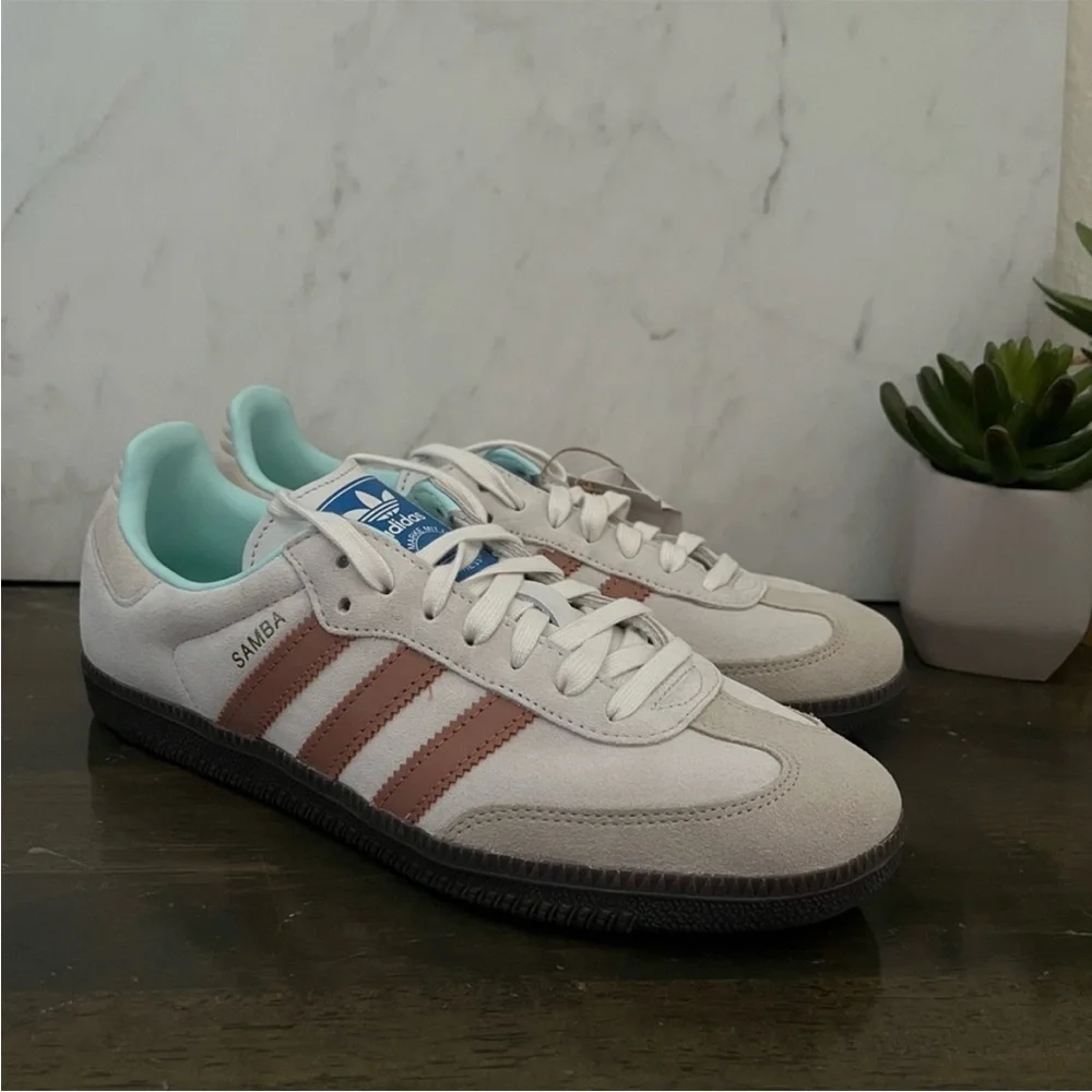 adidas Samba OG Crystal White Clay Strata - Picture 13 of 15